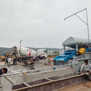 砂石分離機助力攪拌站綠色增效